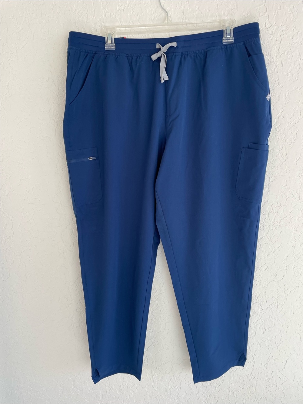 Doctors Choice scrubs scrub pants cargos ~ 9 pockets stretch blue xxl nwt